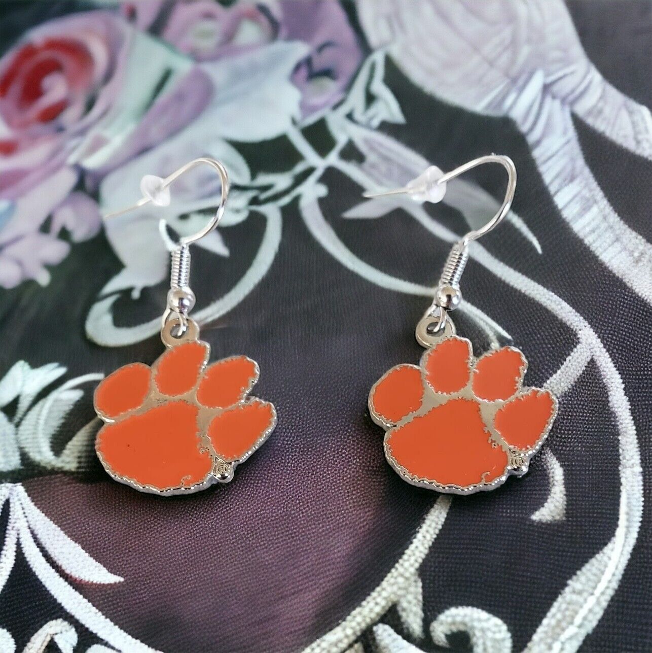 Clemson Tigers Dangler Earrings