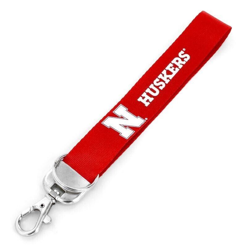 Nebraska Cornhuskers Wristlet Keychains Keyrings