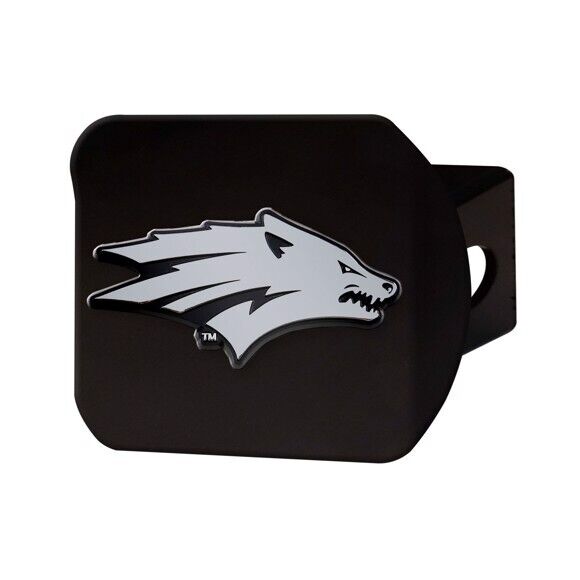 Nevada Wolf Pack Hitch Cover - Heavy Duty Black - 3.4" x 4"