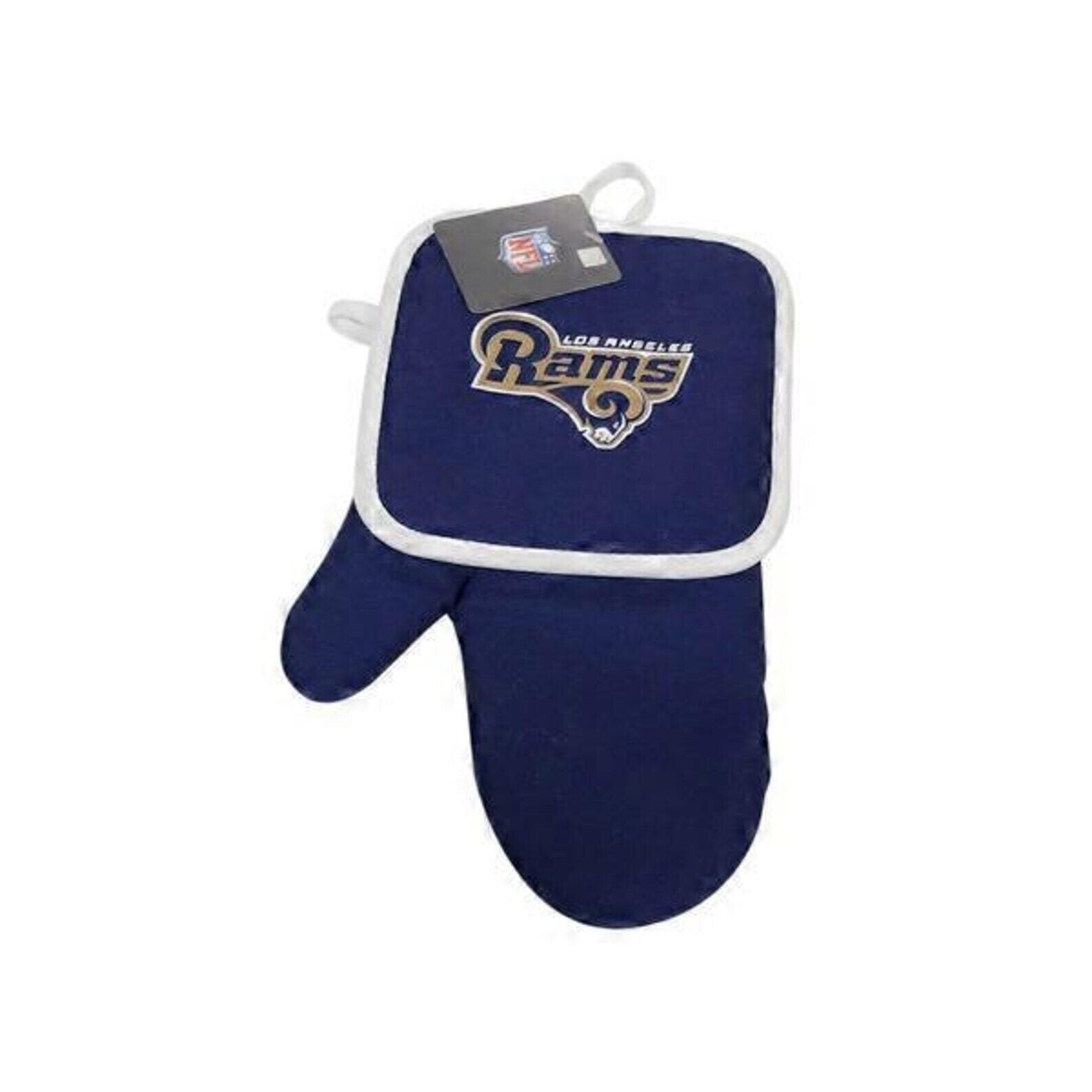 Los Angeles Rams Oven Mitt and Holder Set  for BBQ & Tailgating