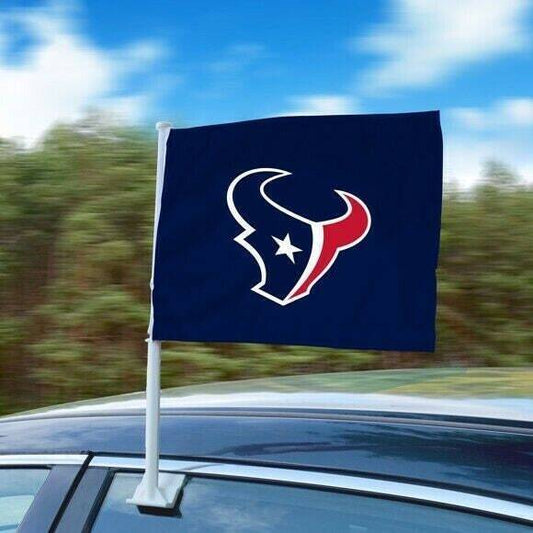 Houston Texans Heavy Duty Car Flags  Double Sided  Stitched