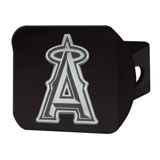 Los Angeles Angels Hitch Cover - Heavy Duty Black - 3.4" x 4"