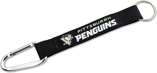 PITTSBURGH PENGUINS CARABINER LANYARD KEYCHAIN