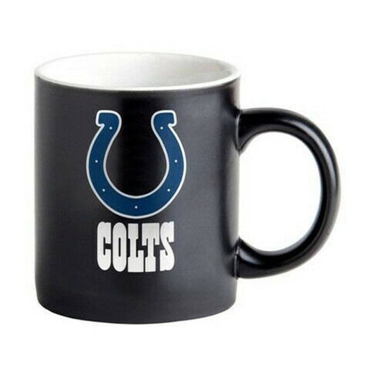 Indianapolis Colts 14oz Black Matte Coffee Mug