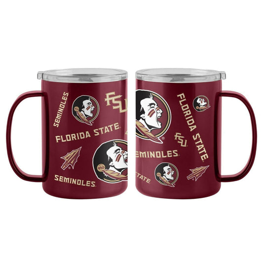 Florida State Seminoles 15oz. Stckr Ultra Mug  Insulated  %100 Stainless Steel  