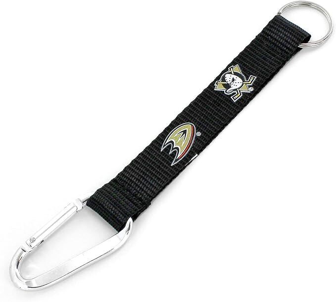 ANAHEIM DUCKS CARABINER LANYARD KEYCHAIN