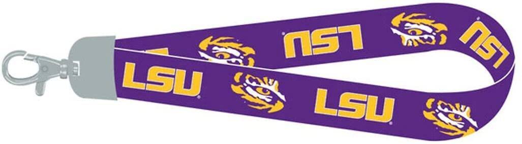 LSU Tigers Wristlet Keychains Keyrings