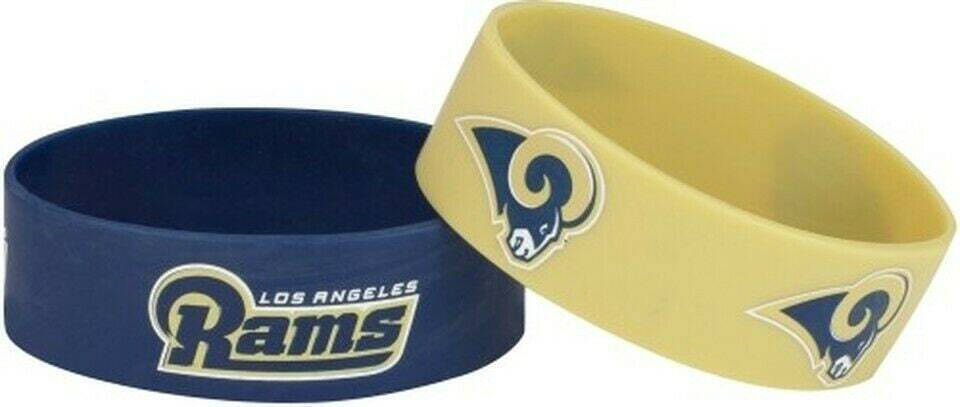 Los Angeles Rams 2-pc Bracelets    Bold Graphics