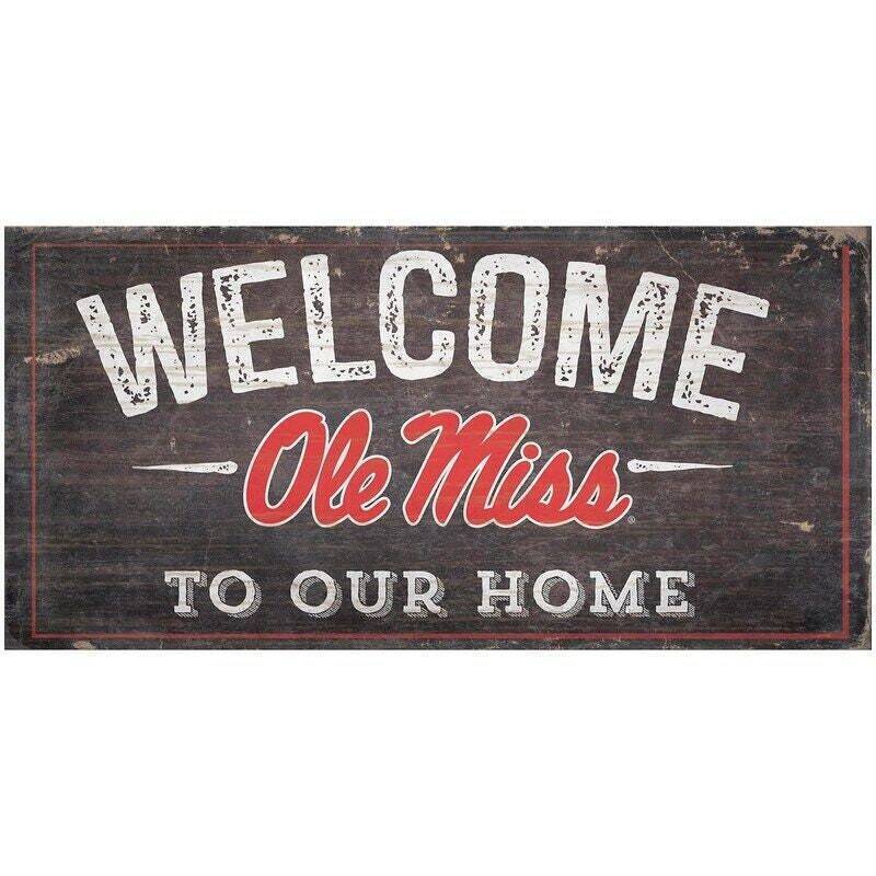 NCAA Welcome Home Wood Signs - Pick Your Team