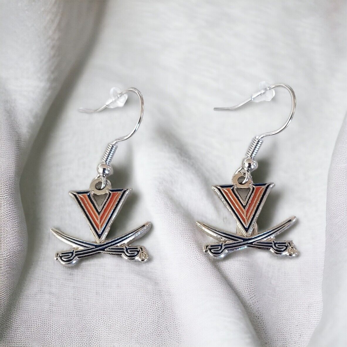 VIRGINIA CAVALIERS DANGLER EARRINGS