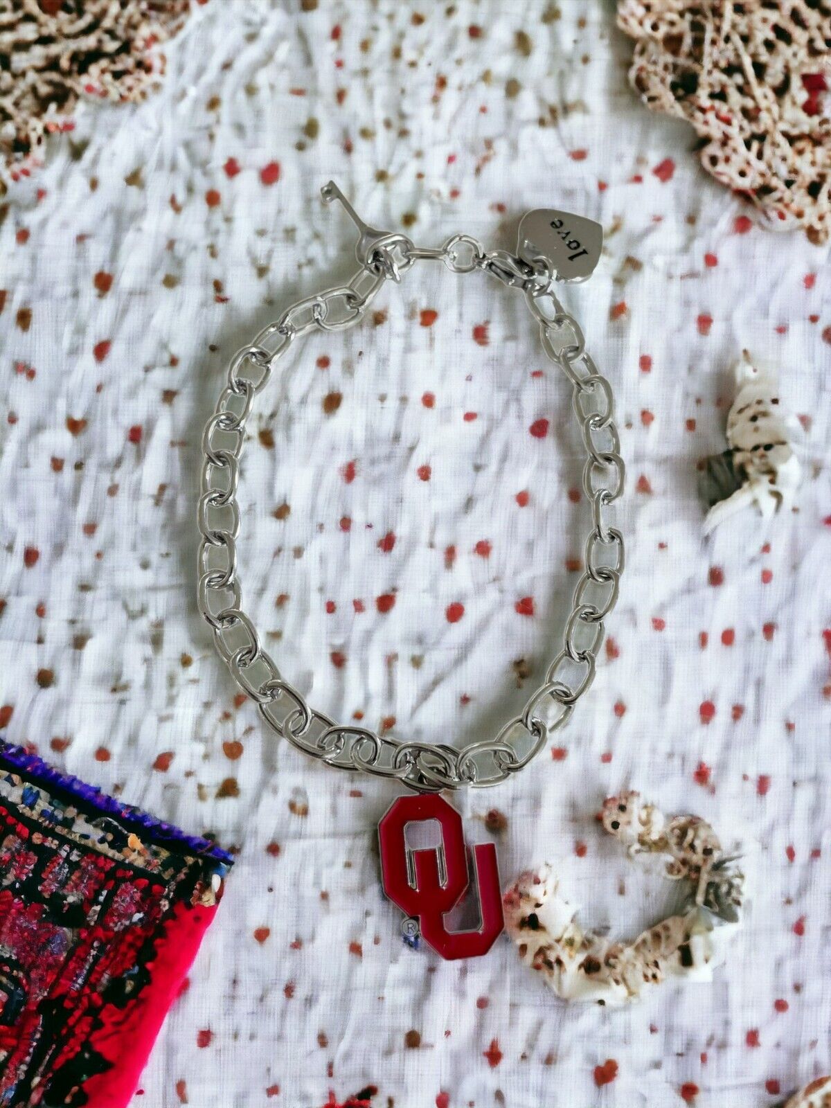 Oklahoma Sooners Bracelets - Stainless Steel & Nickel Free