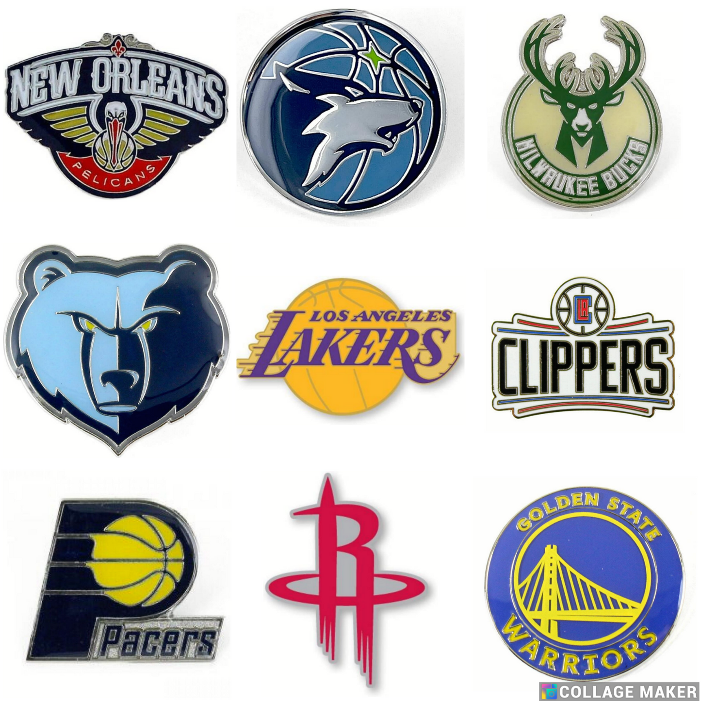 NBA Licensed Logo Pins - Butterfly Clutch - Pick Your Team