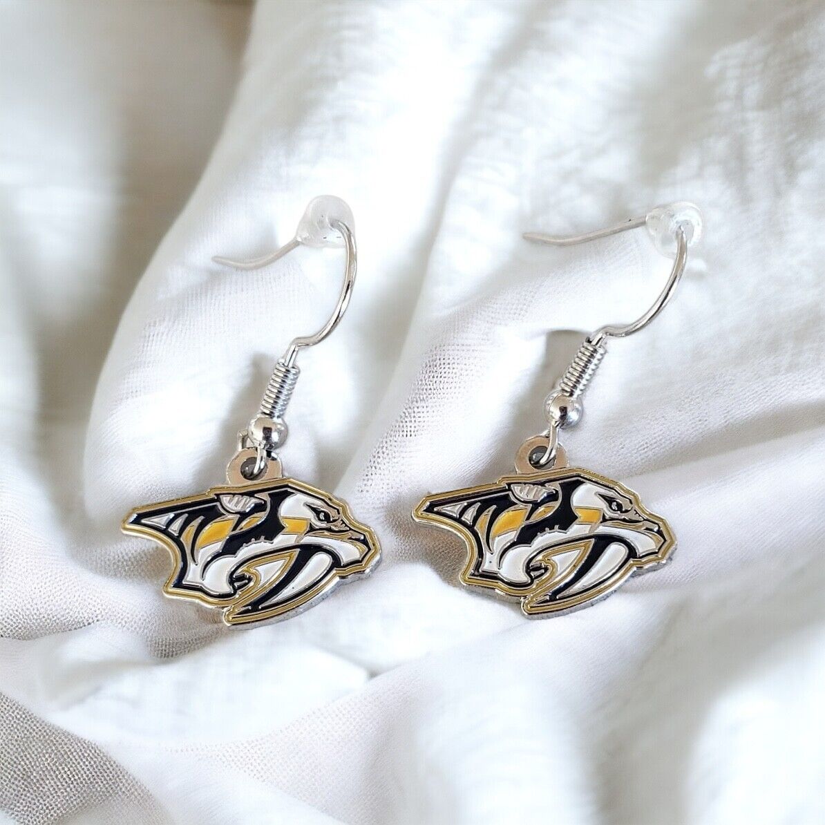 Nashville Predators Dangler Earrings