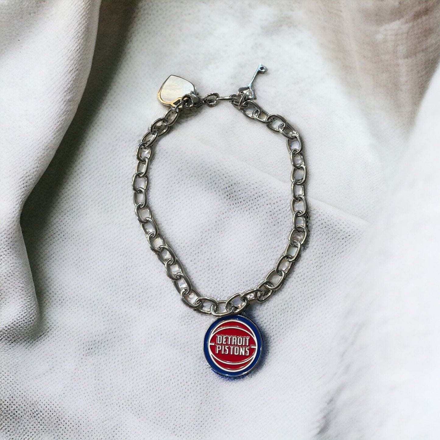 Detroit Pistons Bracelets - Stainless Steel & Nickel Free