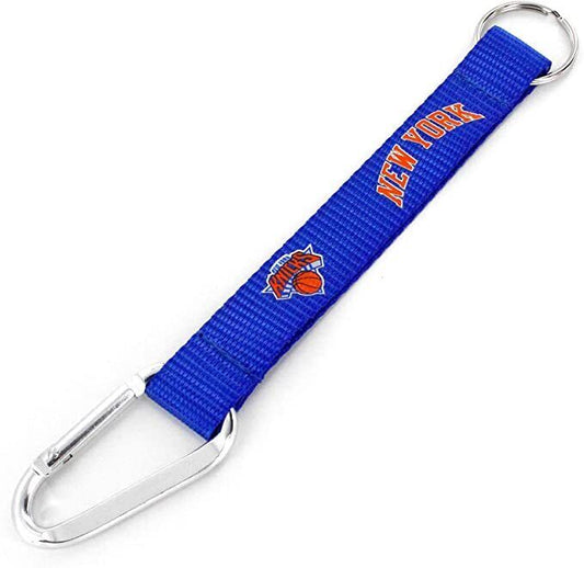 NEW YORK KNICKS (BLUE) CARABINER LANYARD KEYCHAIN