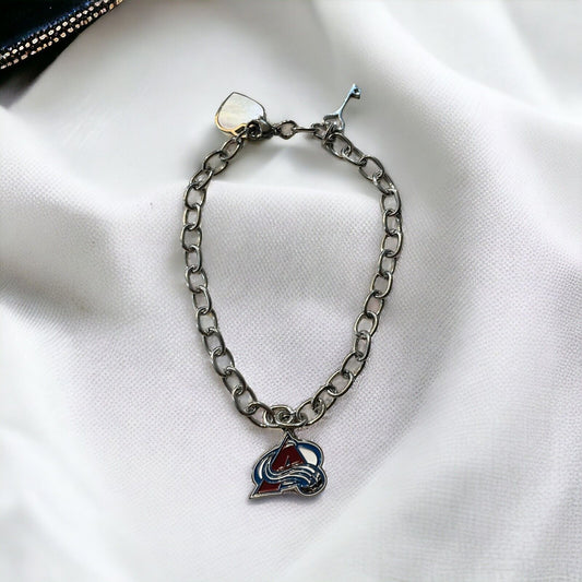 Colorado Avalanche Bracelets - Stainless Steel & Nickel Free