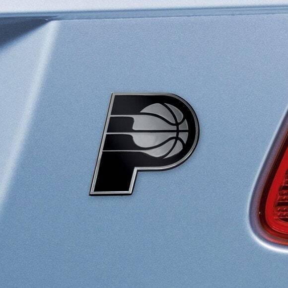 INDIANA PACERS - CHROME AUTO EMBLEM - 3" X 3"