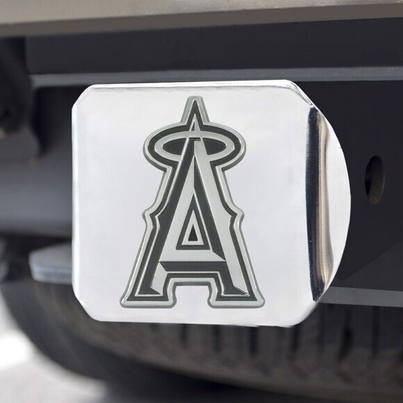 Los Angeles Angels Hitch Cover - Heavy Duty Chrome  - 3.4" x 4"