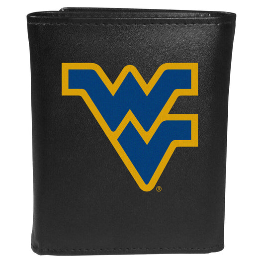 West Virginia Mountaineers Tri-fold Wallet Large Logo