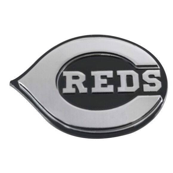 CINCINNATI REDS - CHROME AUTO EMBLEM - 3" X 3"