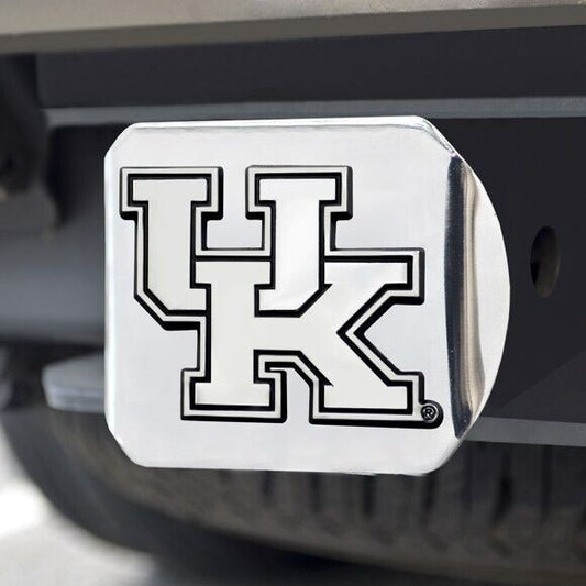 Kentucky Wildcats Hitch Cover - Heavy Duty Chrome  - 3.4" x 4"