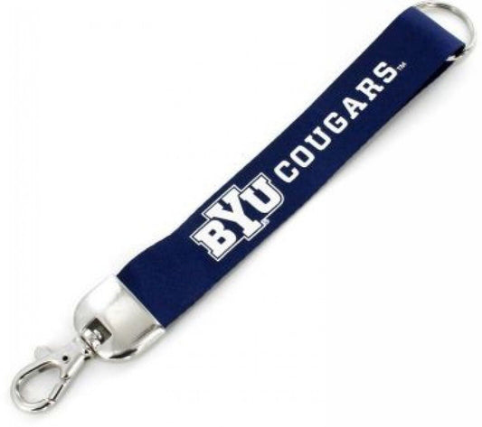 Byu Cougars Deluxe Wristlet Keychain