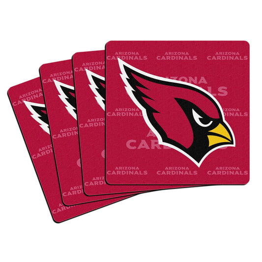 Arizona Cardinals Neoprene Coasters      Set of 4