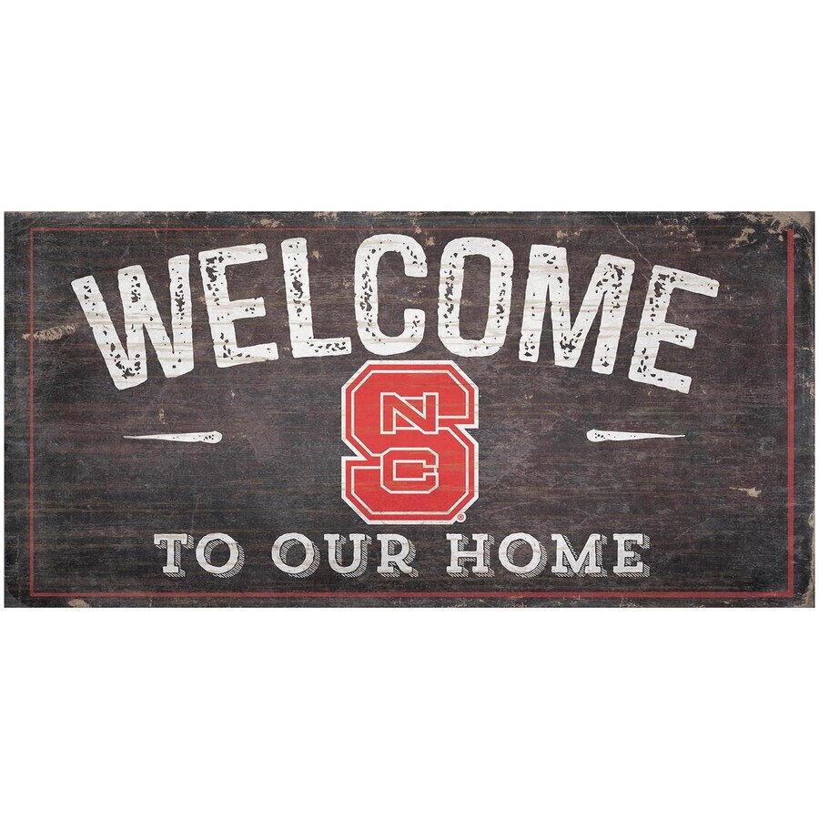 North Carolina State Wolfpack  "Welcome Home" Wood Signs 6"x12"