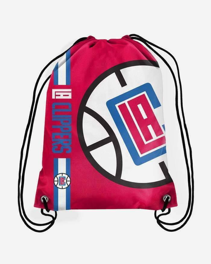 Los Angeles Clippers Big Logo Drawstring Backpack  18"H x 13.5"W