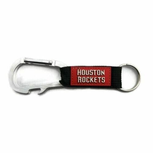 Houston Rockets Carabiner Keychains Keyrings with Bottle Opener