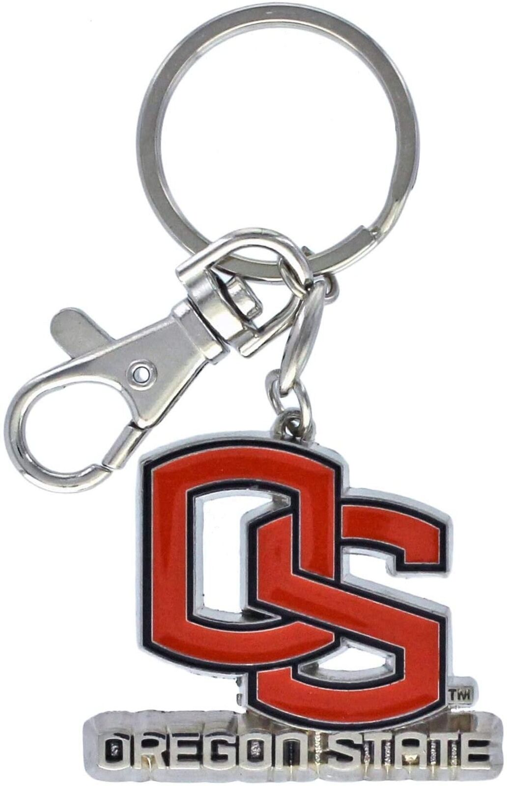 Oregon State Beavers Heavyweight Metal Keychain Keyrings