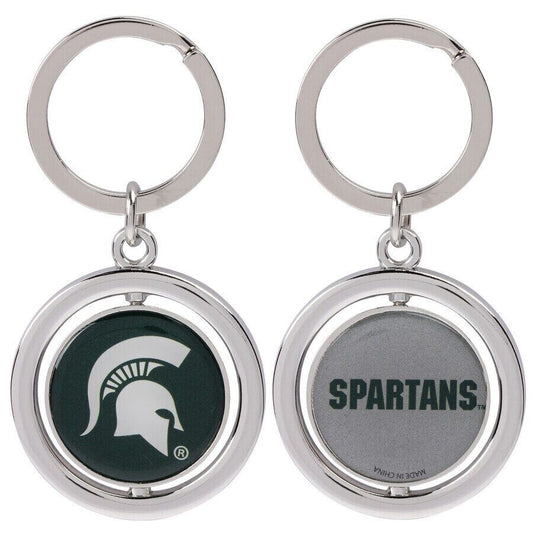 Michigan State Spartans Spinner Keychain