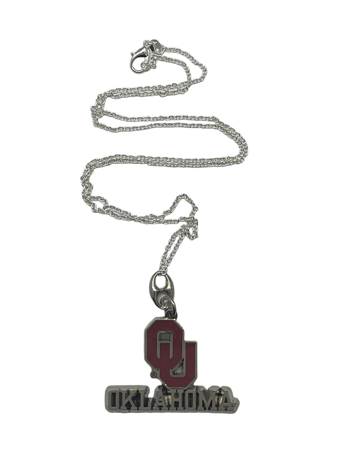 XL Oklahoma Sooners Team Necklaces - 2 Inches Pendant