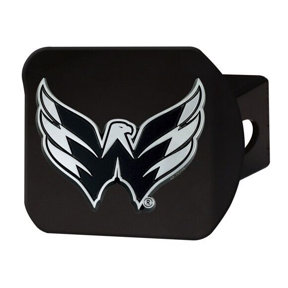 NHL Hitch Covers - Heavy Duty Black - 3.4" x 4" - PICK YOUR TEAM