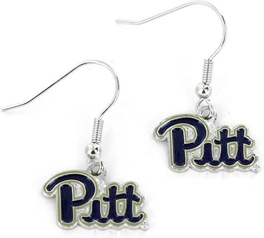 PITTSBURGH PANTHERS DANGLER EARRINGS