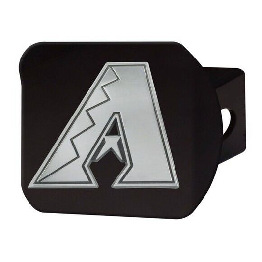 Arizona Diamondbacks Hitch Cover - Heavy Duty Black - 3.4" x 4"