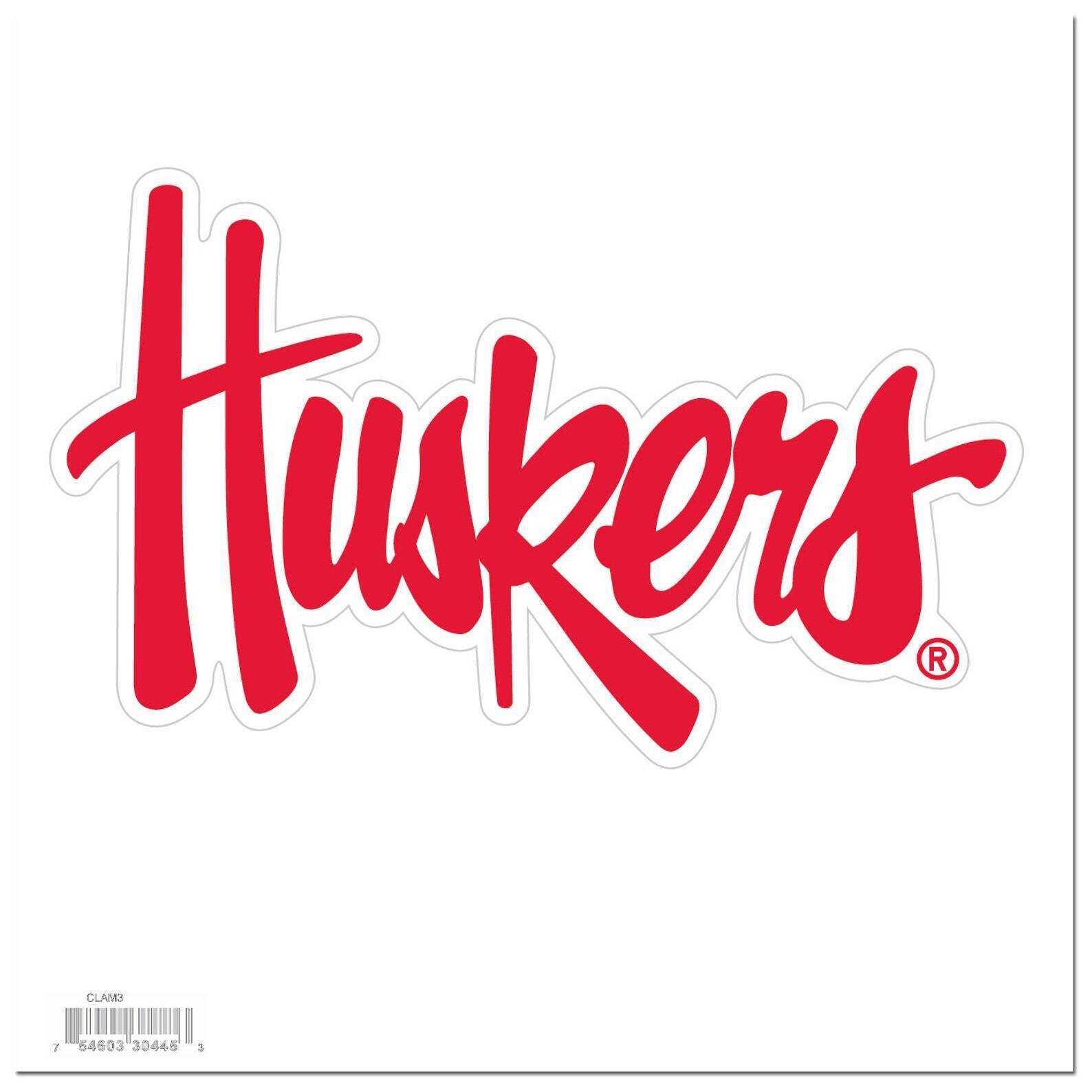 Nebraska Cornhuskers 8" Magnet Outdoor Rated Vinyl Auto Fridge