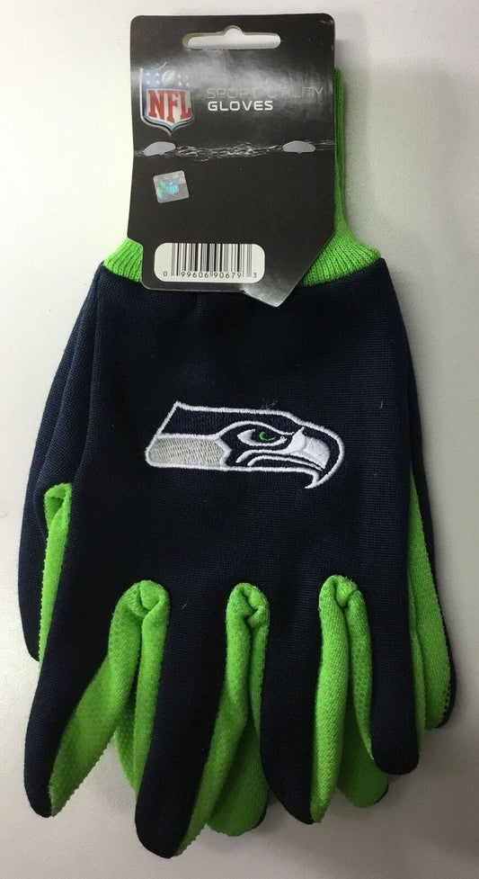 Seattle Seahawks Utility Gloves  Adult Size