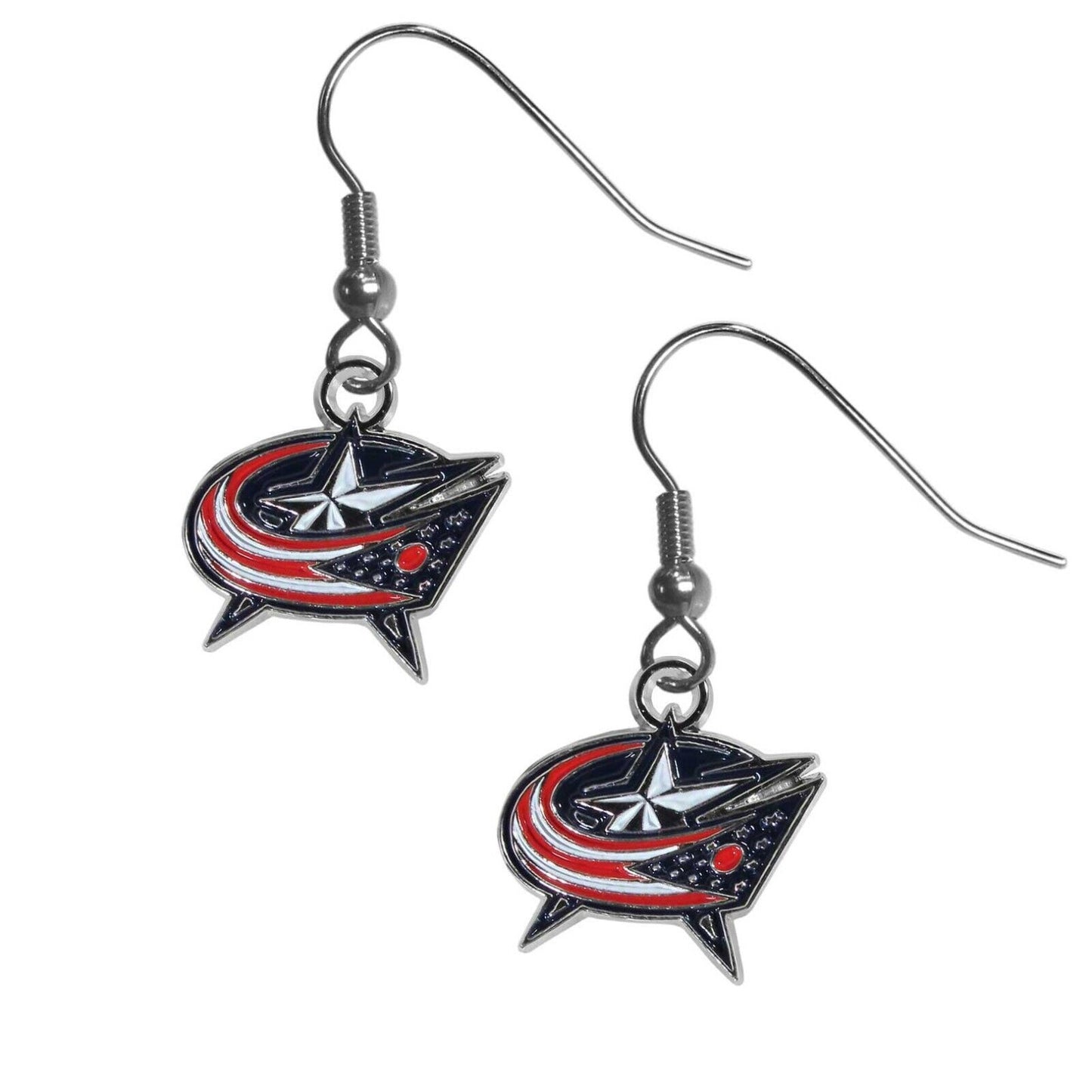 Columbus Blue Jackets Dangler Earrings