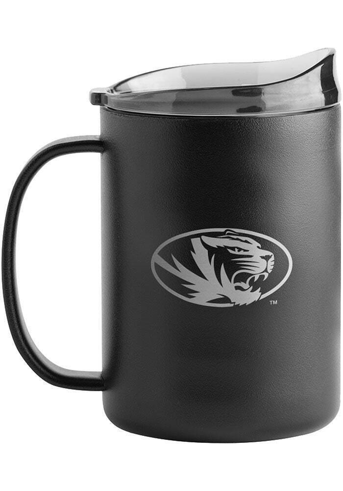 Missouri Tigers 15oz. Powder Coated Mug  Insulated  %100 Stainless Steel  Hot&Co