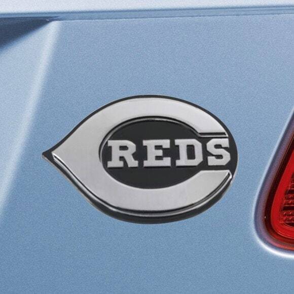 CINCINNATI REDS - CHROME AUTO EMBLEM - 3" X 3"