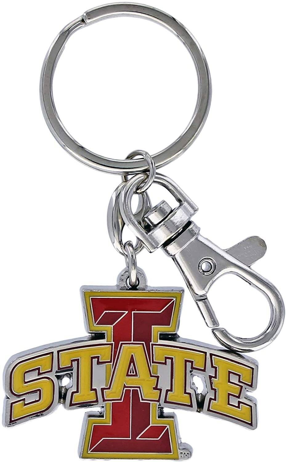 Iowa State Cyclones Heavyweight Metal Keychain Keyrings