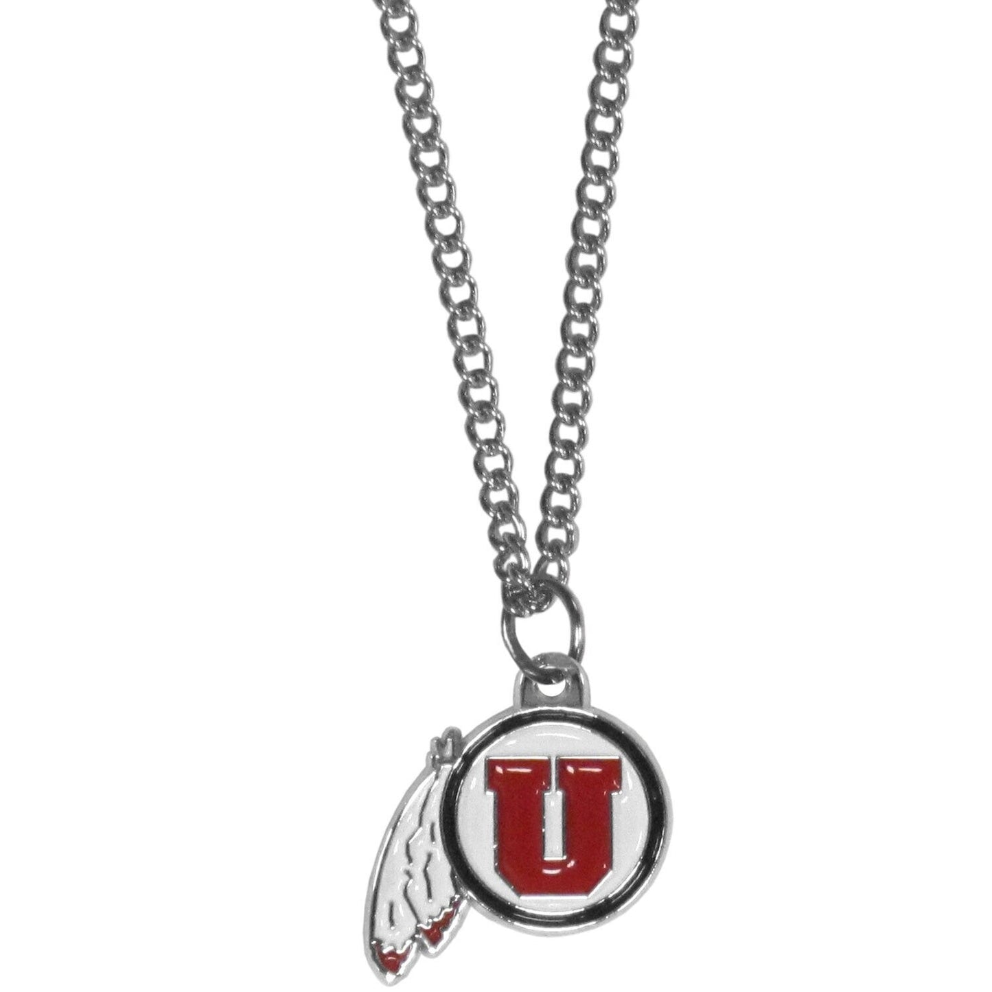 UTAH UTES LOGO PENDANT NECKLACE