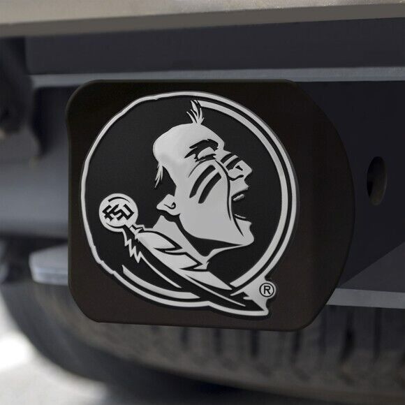 Florida State Seminoles Hitch Cover - Heavy Duty Black - 3.4" x 4"