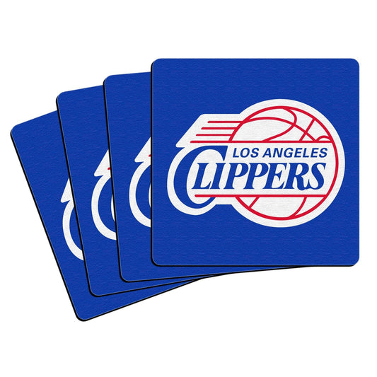 Los Angeles Clippers Neoprene Coasters  4" x 4"  Set of 4