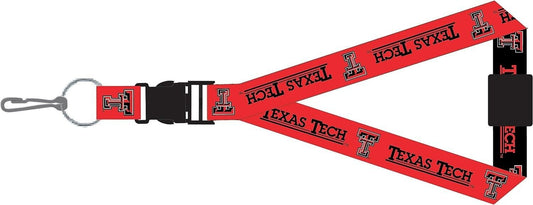 Texas Tech Red Raiders Two Tone Lanyard Keychains