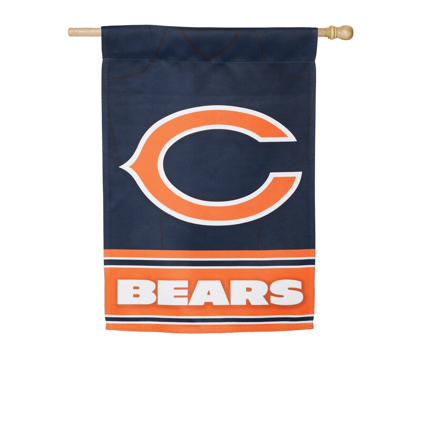 Chicago Bears Double Sided Suede Team Flags 28"X44"