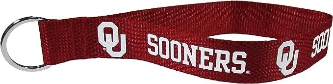 Oklahoma Sooners Deluxe Wristlet Keychain