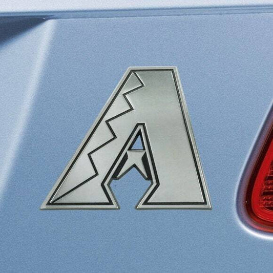 ARIZONA DIAMONDBACKS - CHROME AUTO EMBLEM - 3" X 3"