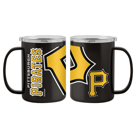 Pittsburgh Pirates 15oz Hype Ultra Mug Tumbler  Insulated  Stainless Steel  Hot&